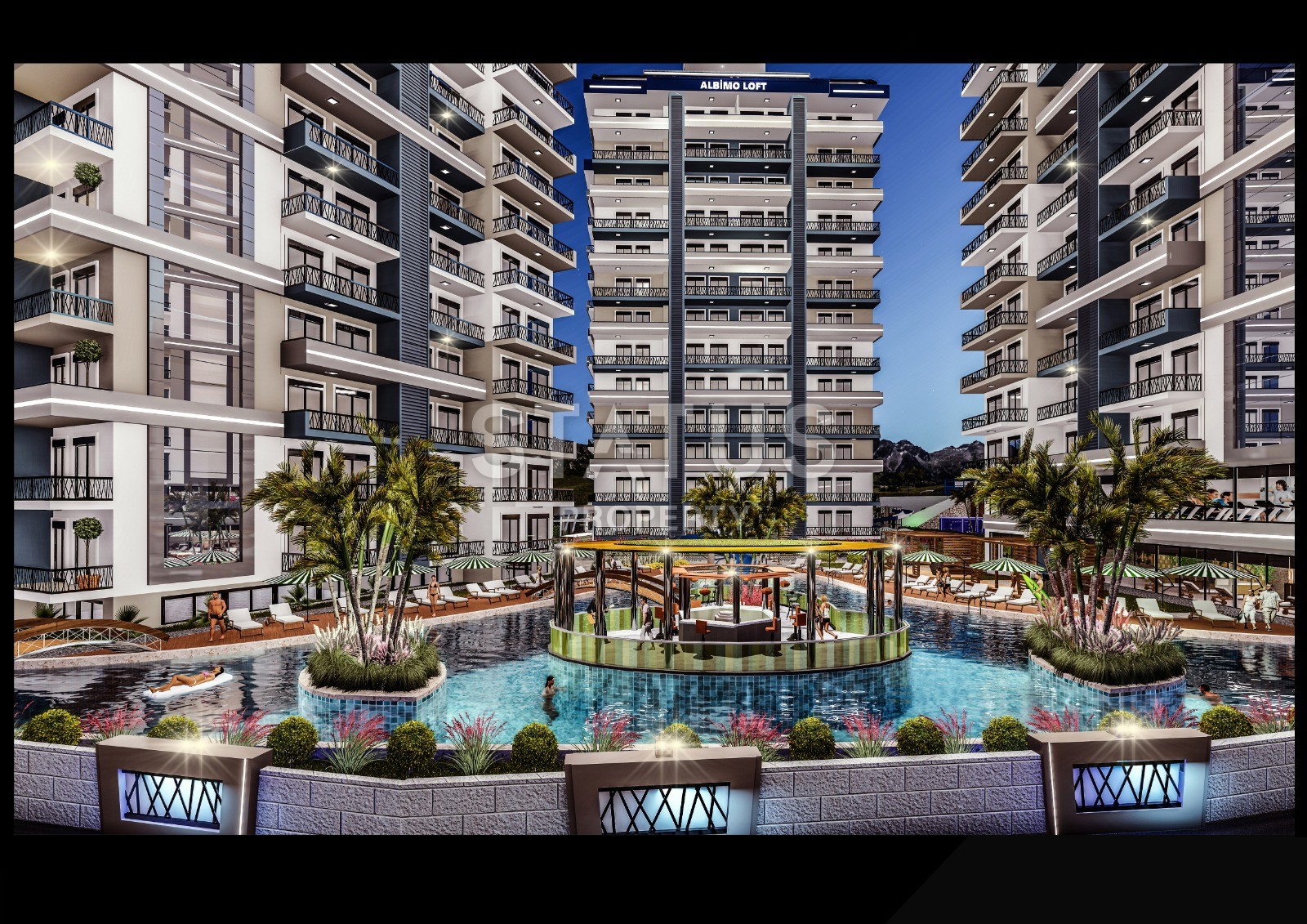 Apartment 1+1 in a complex with hotel infrastructure under construction, 63 m2. Mahmutlar, Alanya. фото 26