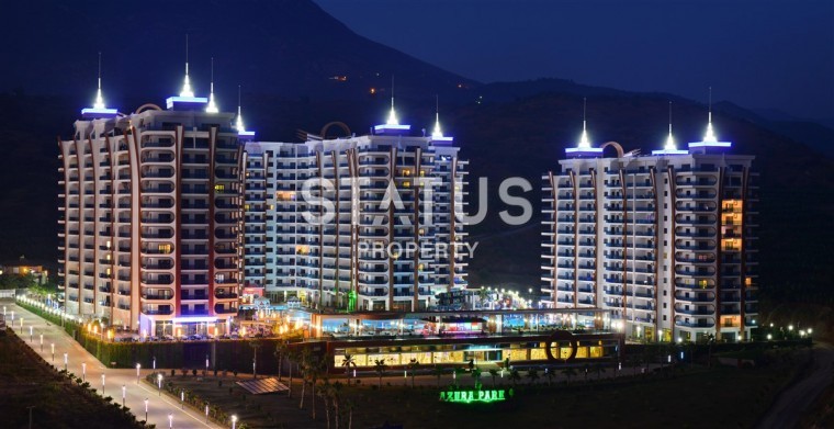 Квартира студия 45 м2 с видом на море в комплексе отельного типа. Махмутлар, Алания фото 1