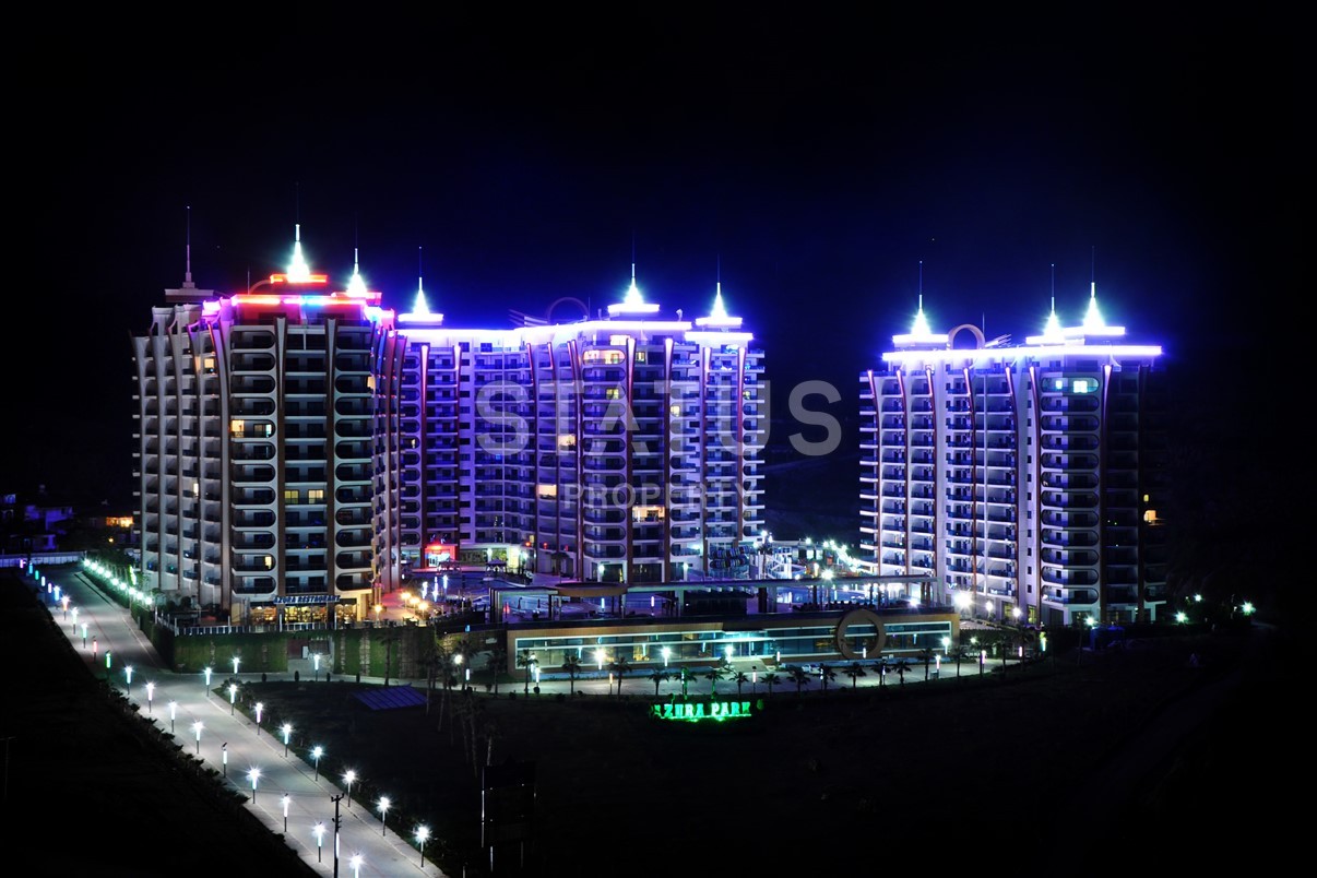 Квартира студия 45 м2 с видом на море в комплексе отельного типа. Махмутлар, Алания фото 9