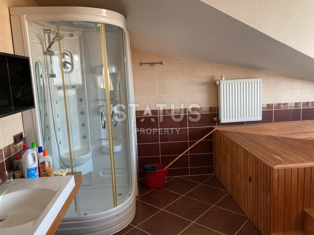 Luxurious furnished duplex overlooking the sea and the center of Alanya, 3+1, 225 m2 фото 24