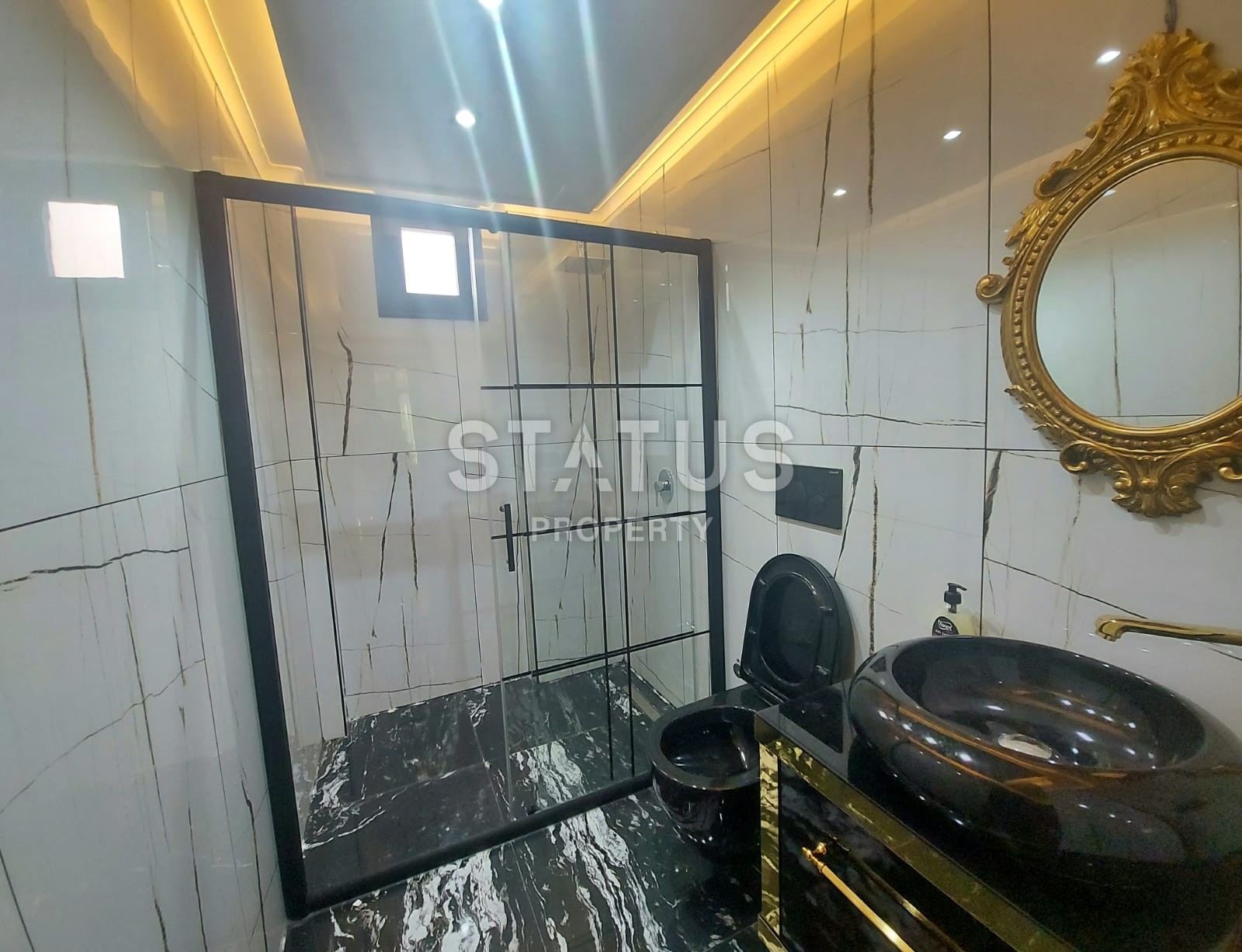 Villa 3+1 with a view of the sea and the fortress, 200 m2. Bektash. Alanya. фото 16