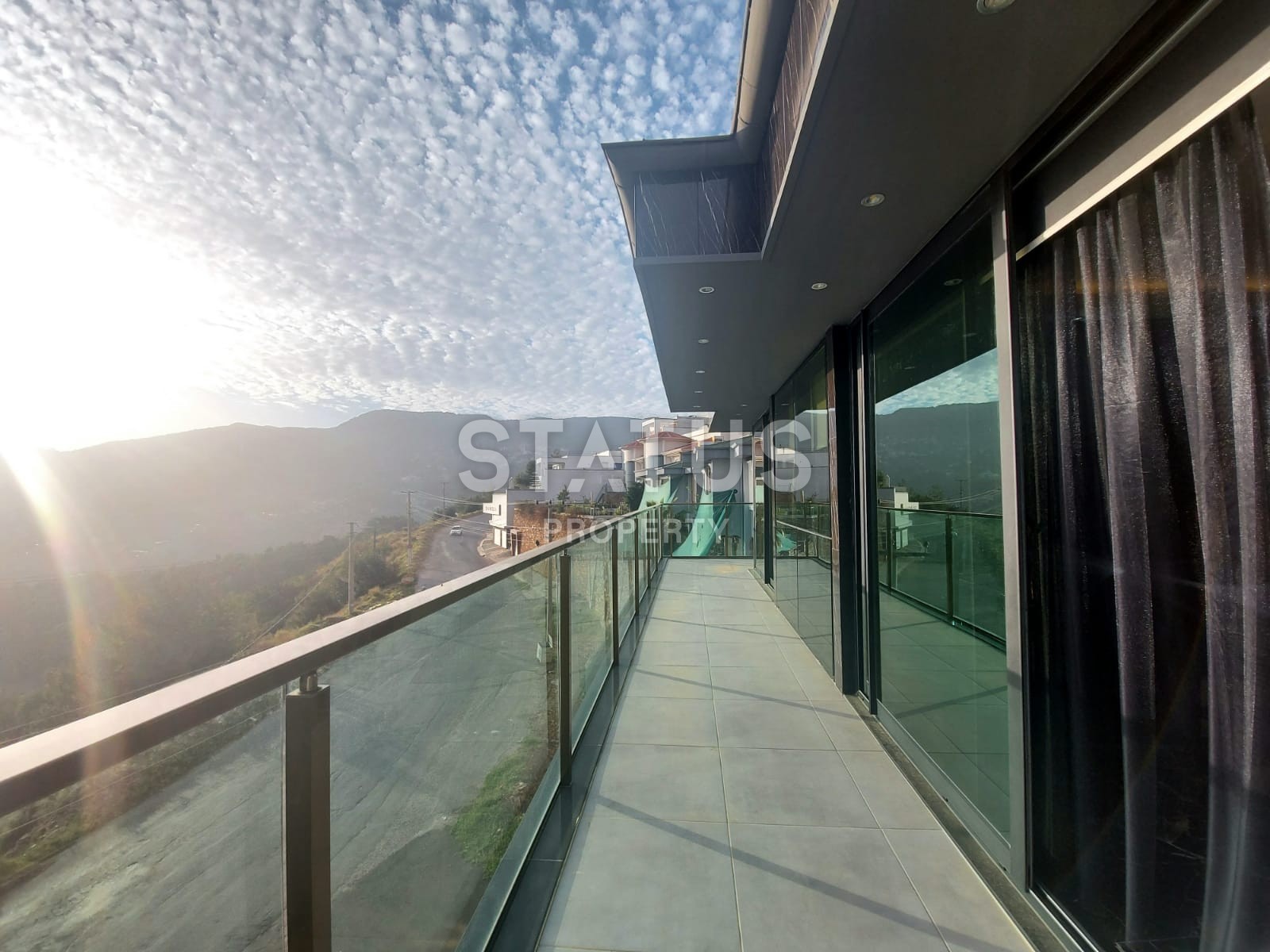 Villa 3+1 with a view of the sea and the fortress, 200 m2. Bektash. Alanya. фото 19