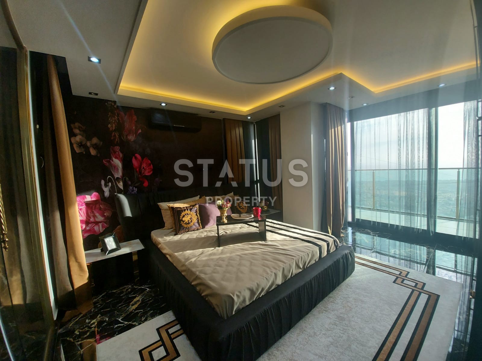 Villa 3+1 with a view of the sea and the fortress, 200 m2. Bektash. Alanya. фото 20