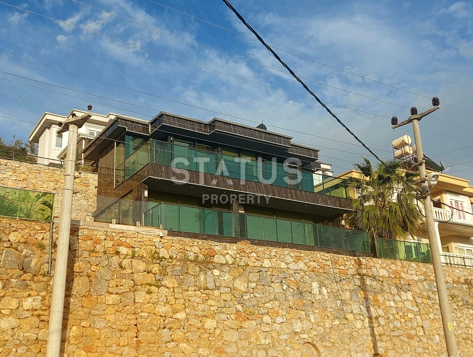 Villa 3+1 with a view of the sea and the fortress, 200 m2. Bektash. Alanya. фото 22