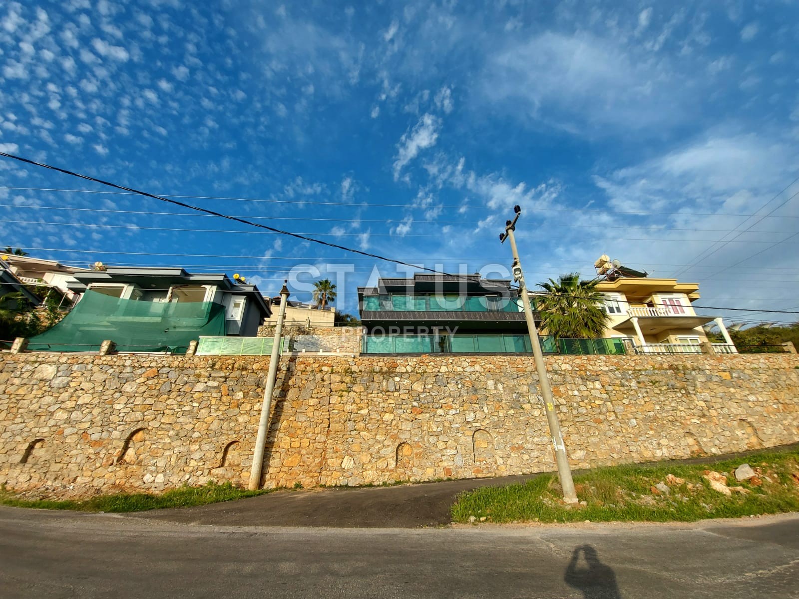 Villa 3+1 with a view of the sea and the fortress, 200 m2. Bektash. Alanya. фото 30