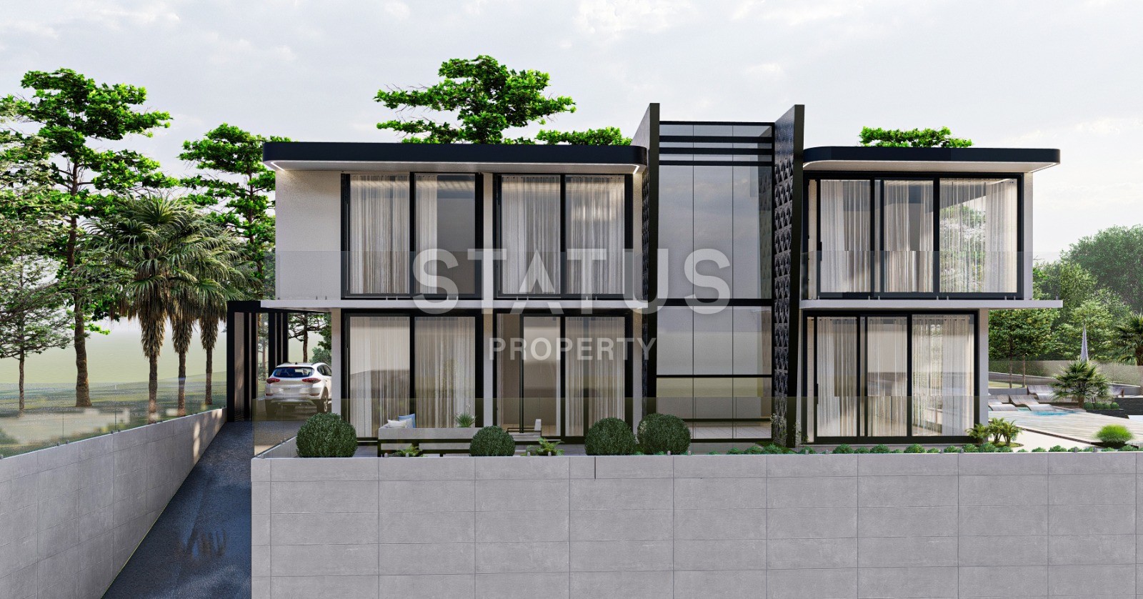 Вилла 5+1 с собственным участком и бассейном, 559 м2. Каргыджак, Алания. фото 3