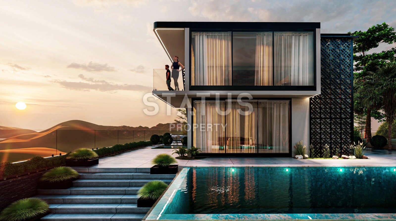 Вилла 5+1 с собственным участком и бассейном, 559 м2. Каргыджак, Алания. фото 5