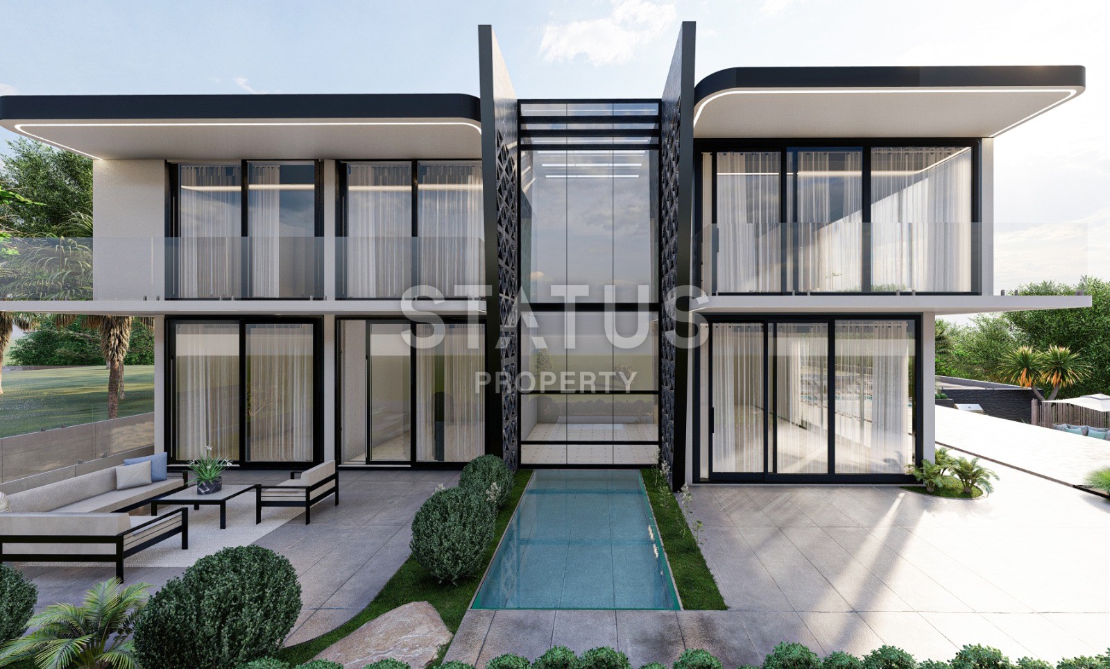 Вилла 5+1 с собственным участком и бассейном, 559 м2. Каргыджак, Алания. фото 6