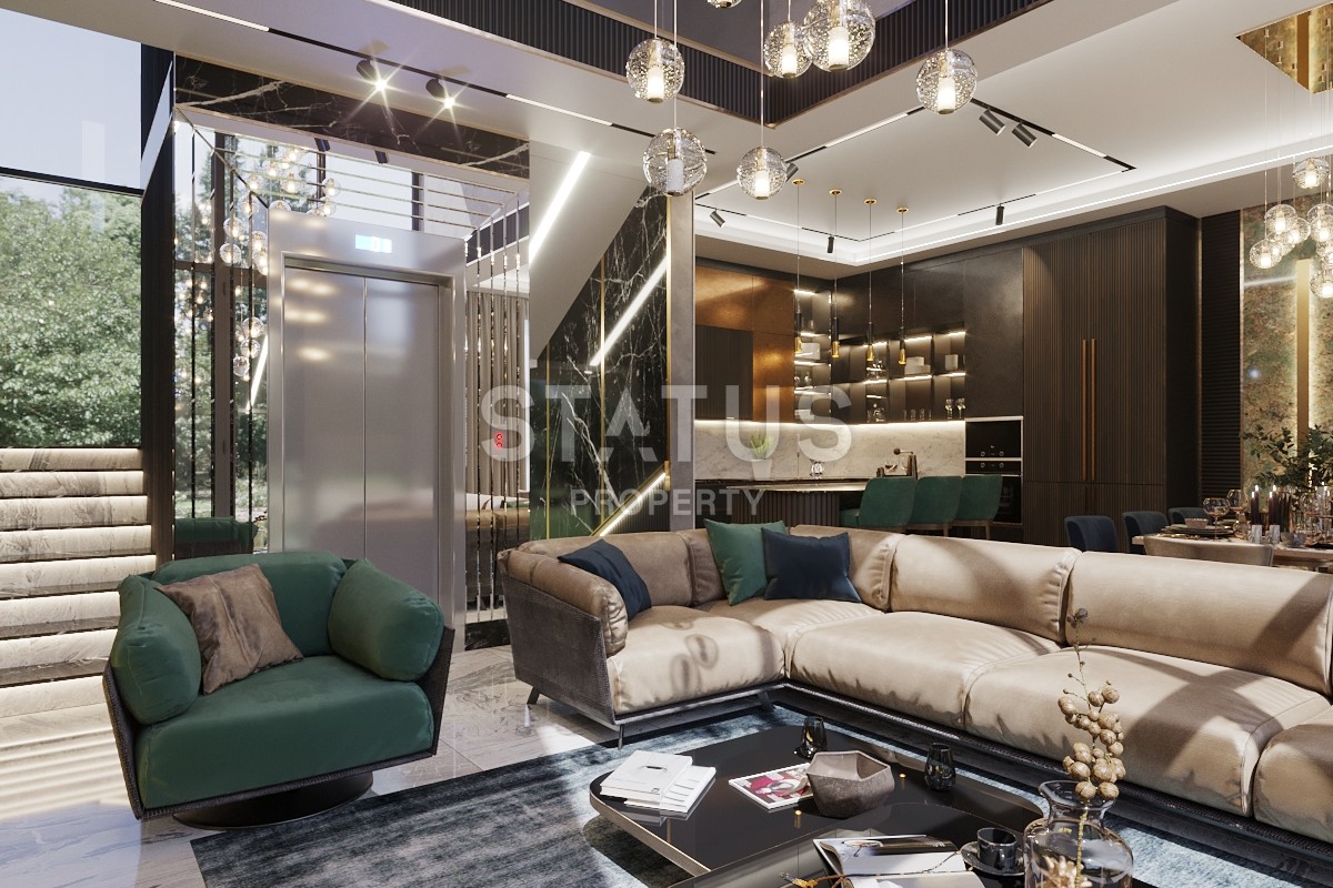 Вилла 5+1 с собственным участком и бассейном, 559 м2. Каргыджак, Алания. фото 11