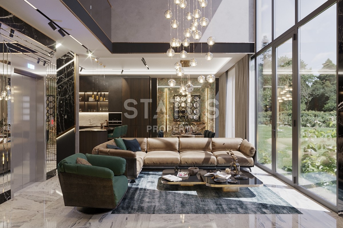 Вилла 5+1 с собственным участком и бассейном, 559 м2. Каргыджак, Алания. фото 12