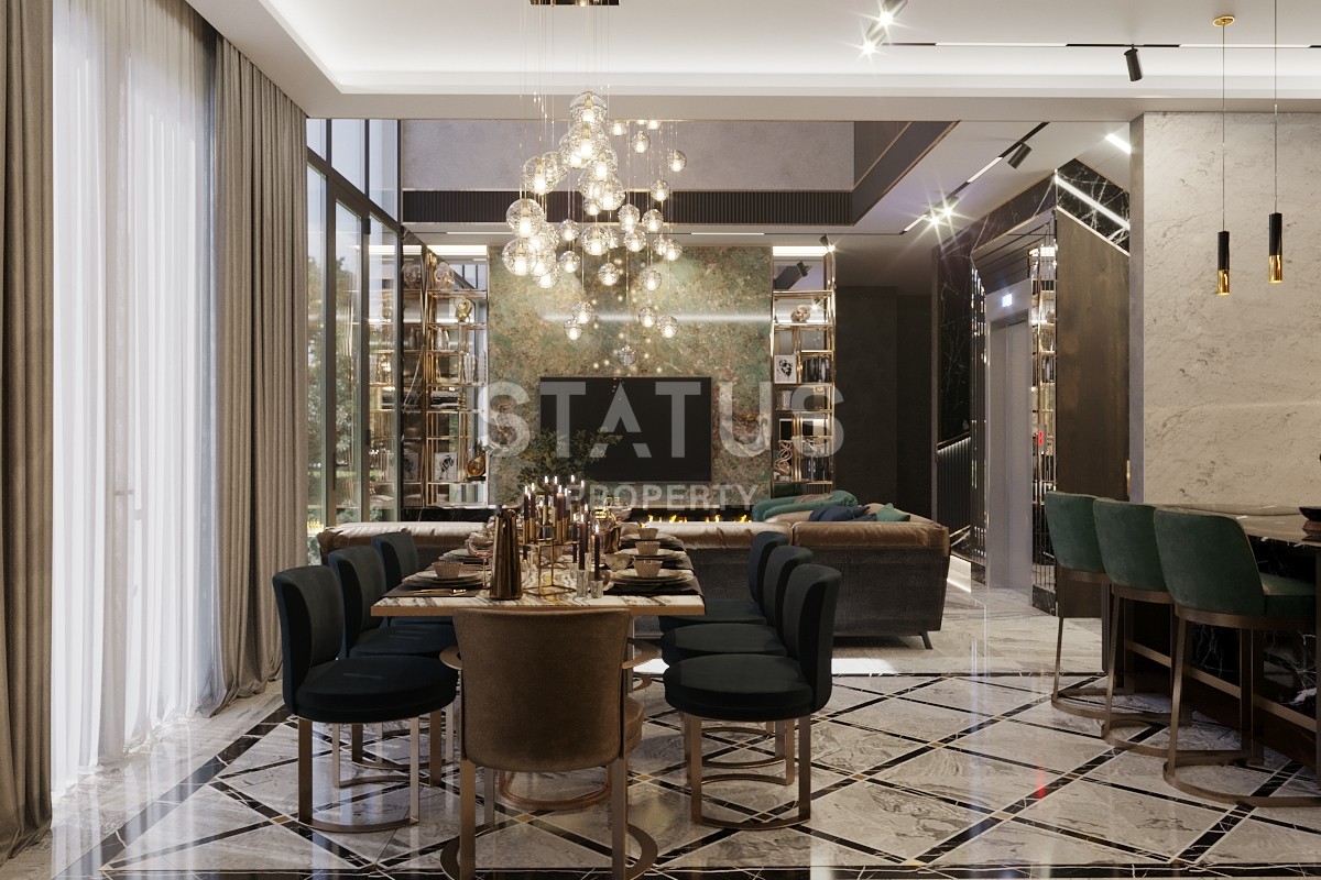 Вилла 5+1 с собственным участком и бассейном, 559 м2. Каргыджак, Алания. фото 13