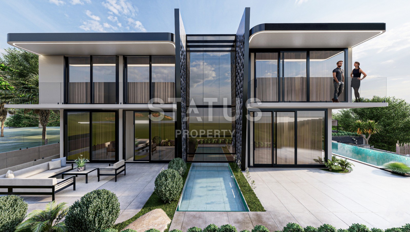 Вилла 5+1 с собственным участком и бассейном, 559 м2. Каргыджак, Алания. фото 20