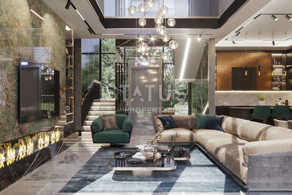 Вилла 5+1 с собственным участком и бассейном, 559 м2. Каргыджак, Алания. фото 26