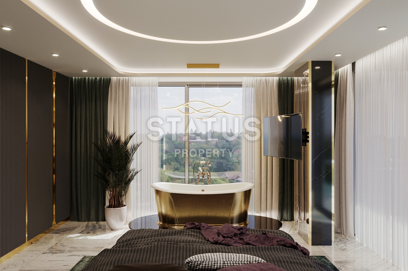 Вилла 5+1 с собственным участком и бассейном, 559 м2. Каргыджак, Алания. фото 31