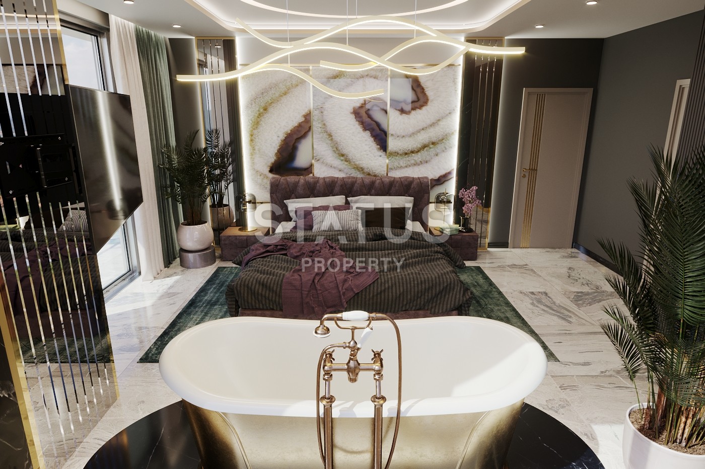 Вилла 5+1 с собственным участком и бассейном, 559 м2. Каргыджак, Алания. фото 34