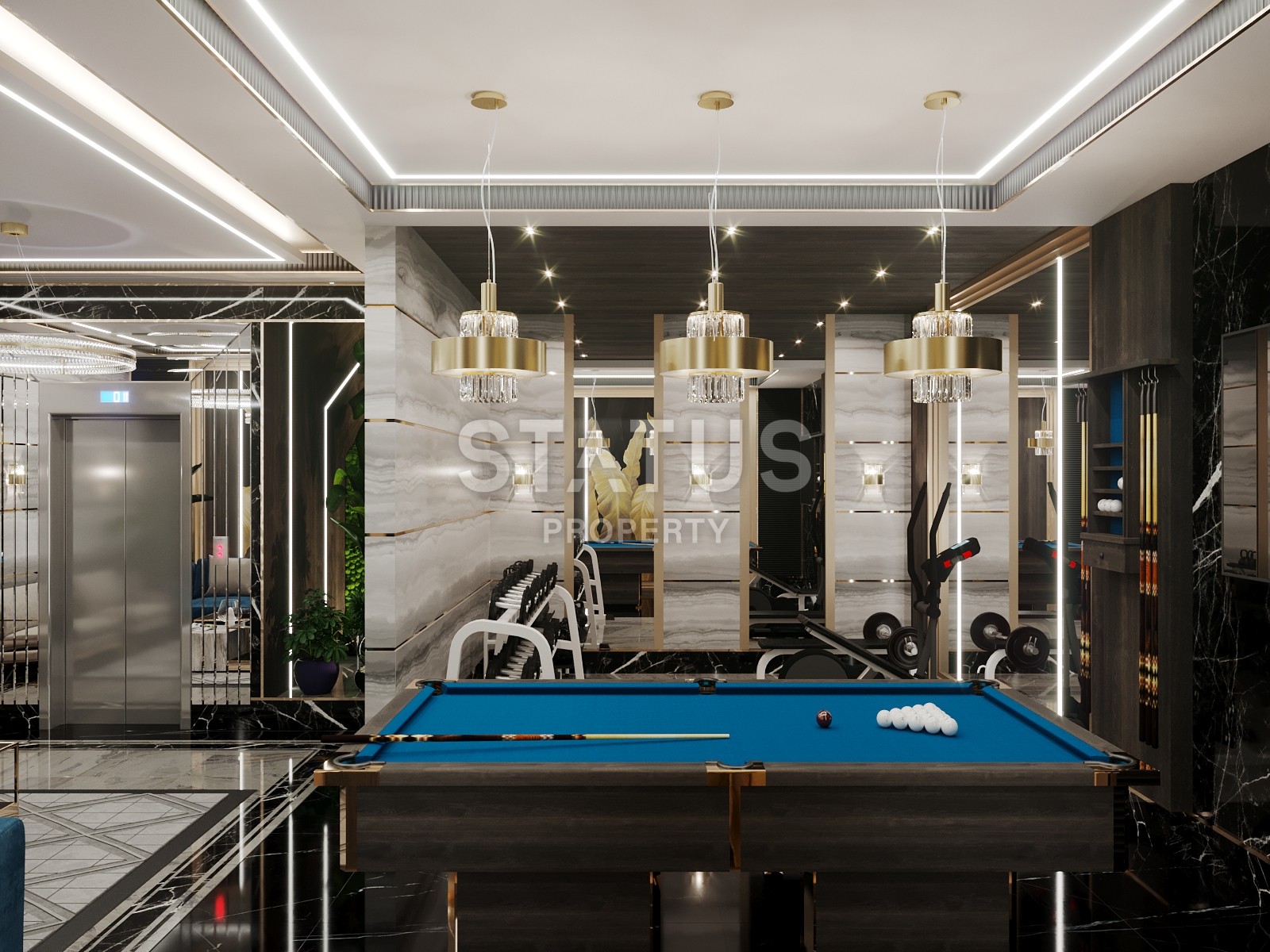 Вилла 5+1 с собственным участком и бассейном, 559 м2. Каргыджак, Алания. фото 40