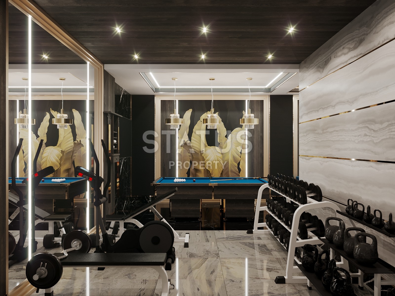 Вилла 5+1 с собственным участком и бассейном, 559 м2. Каргыджак, Алания. фото 41