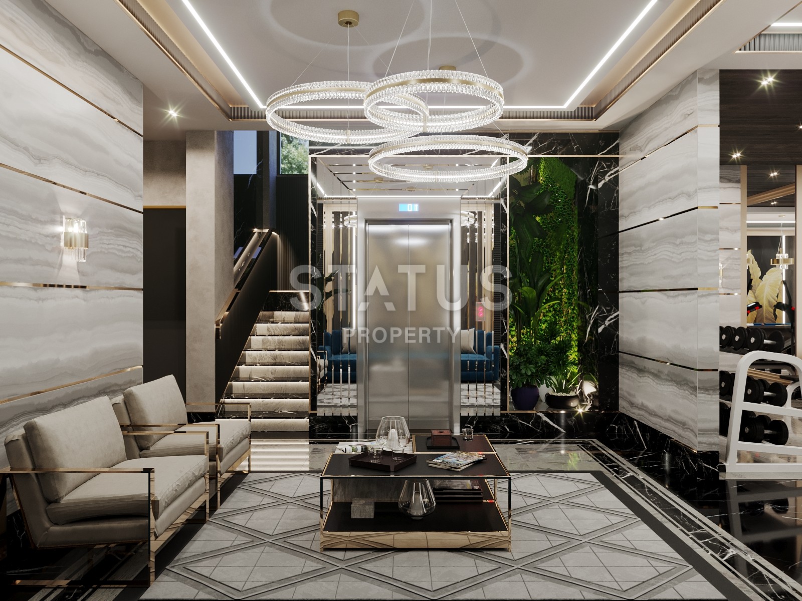 Вилла 5+1 с собственным участком и бассейном, 559 м2. Каргыджак, Алания. фото 44