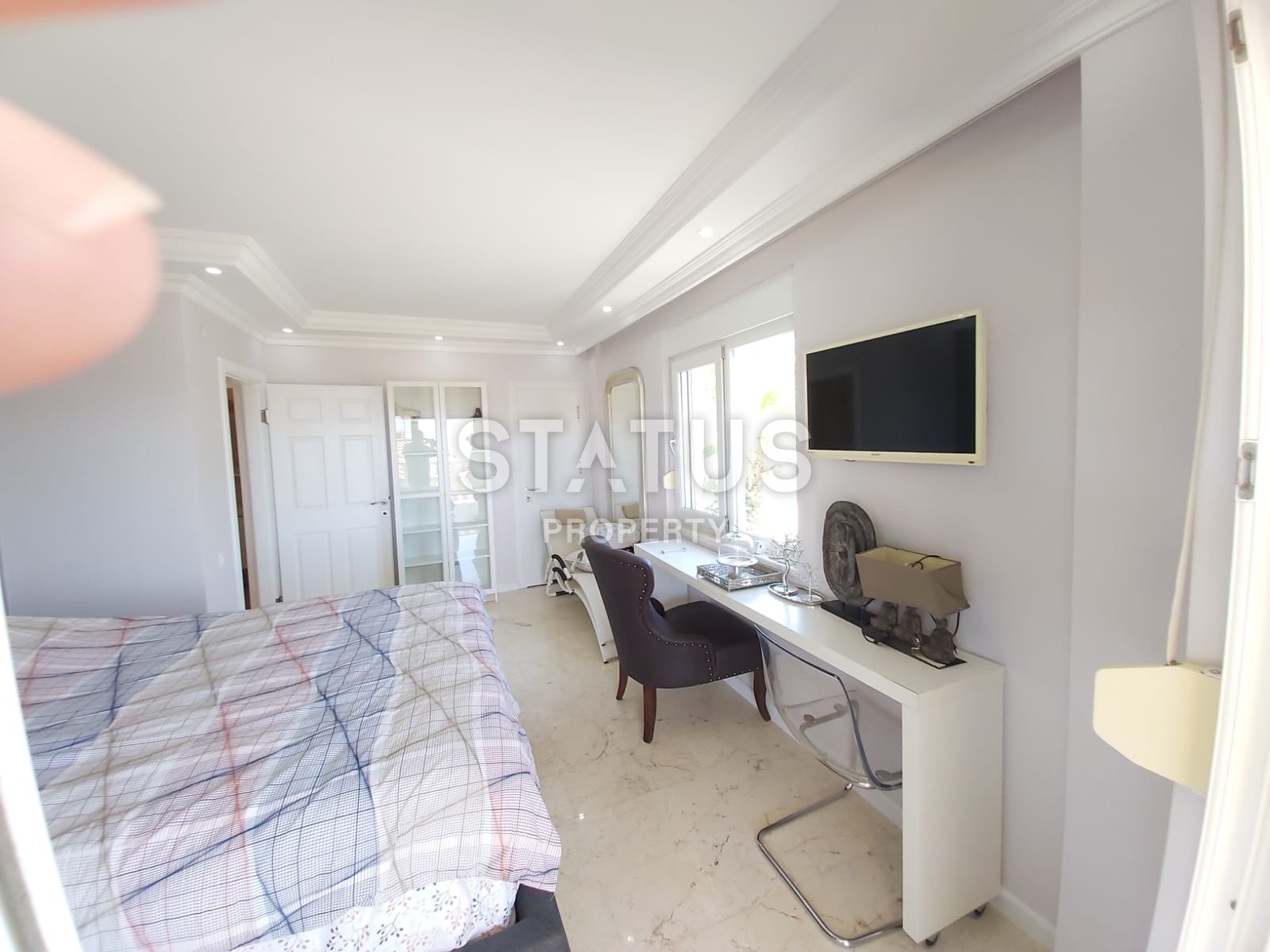 Вилла 3+1 с видом на море и горы в центре Аланьи, 155 м2 фото 24