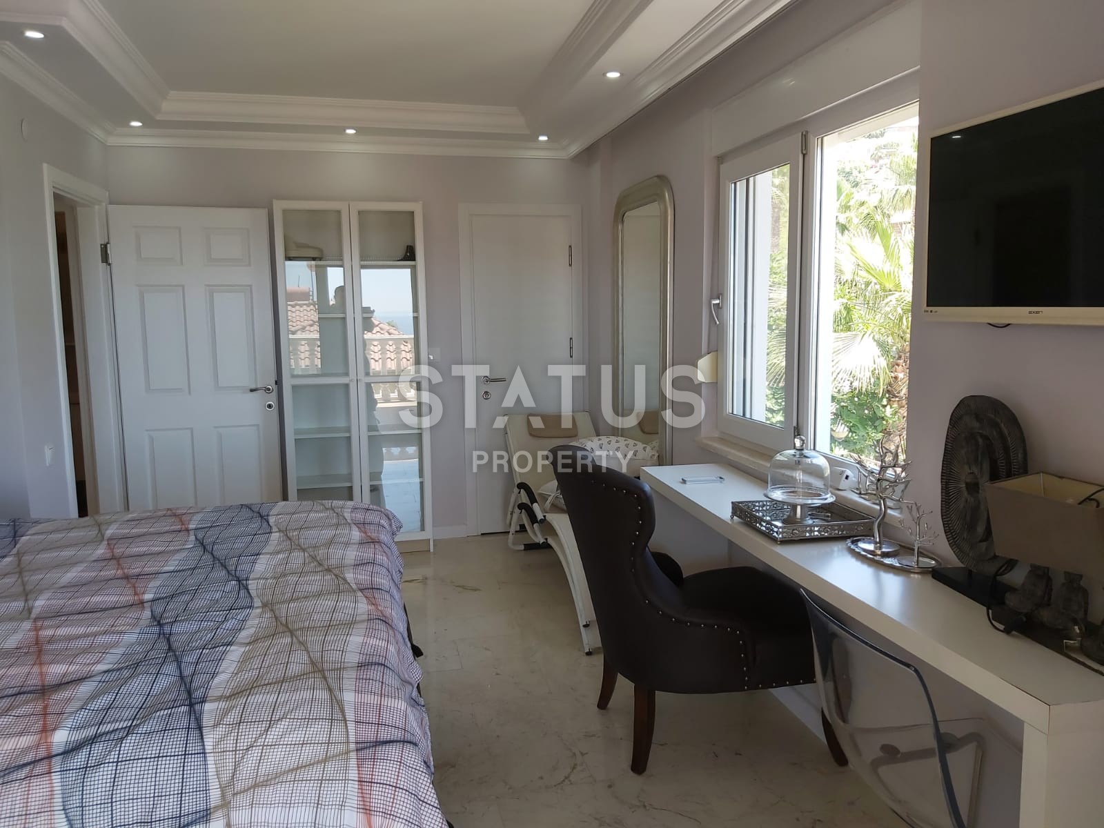 Вилла 3+1 с видом на море и горы в центре Аланьи, 155 м2 фото 26