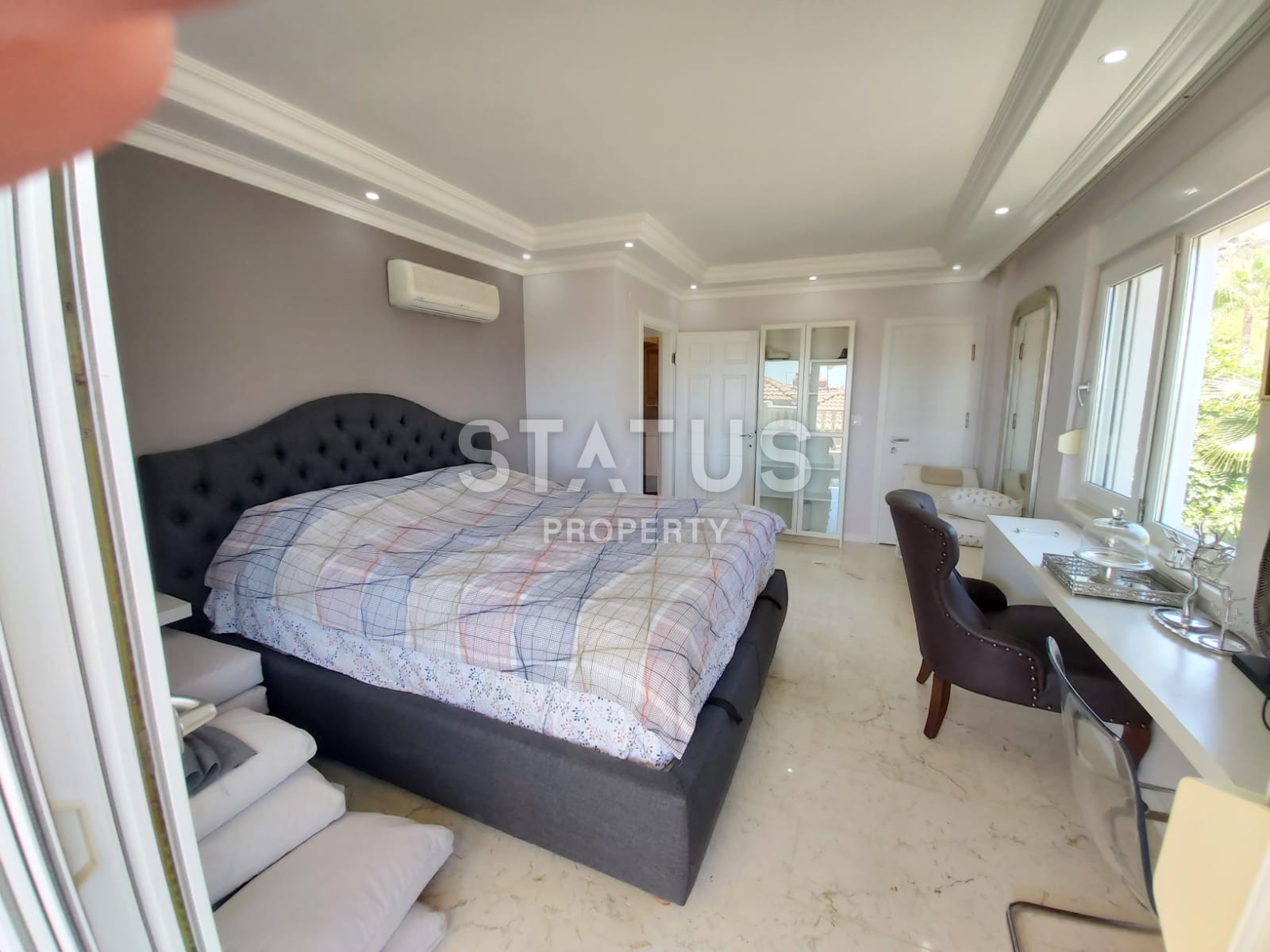 Вилла 3+1 с видом на море и горы в центре Аланьи, 155 м2 фото 29