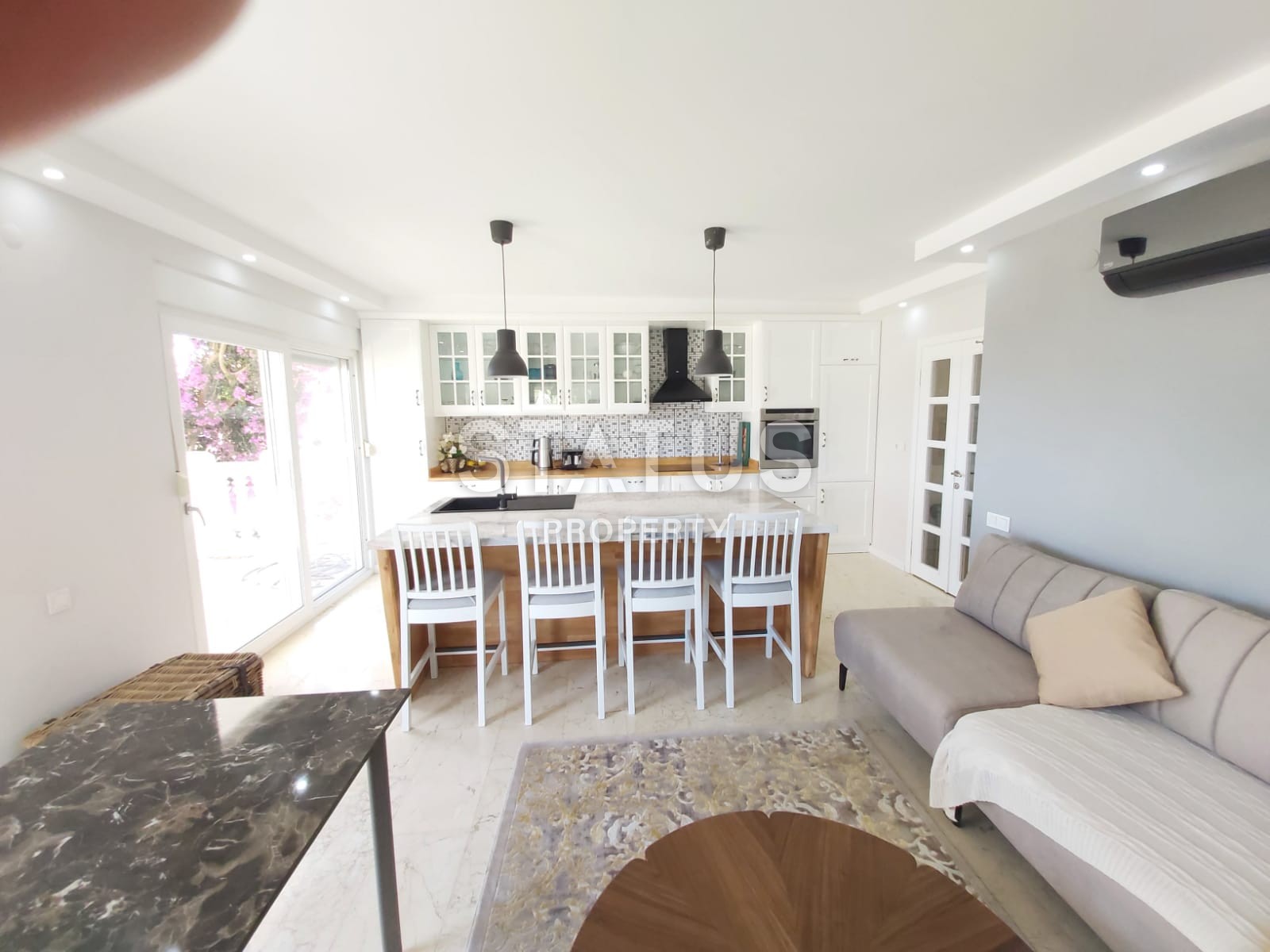 Вилла 3+1 с видом на море и горы в центре Аланьи, 155 м2 фото 52