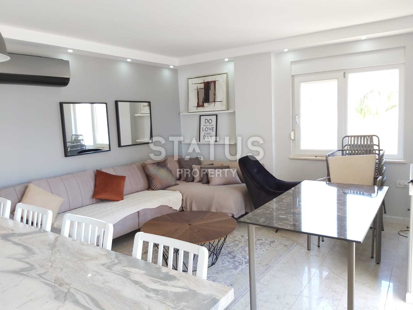 Вилла 3+1 с видом на море и горы в центре Аланьи, 155 м2 фото 54