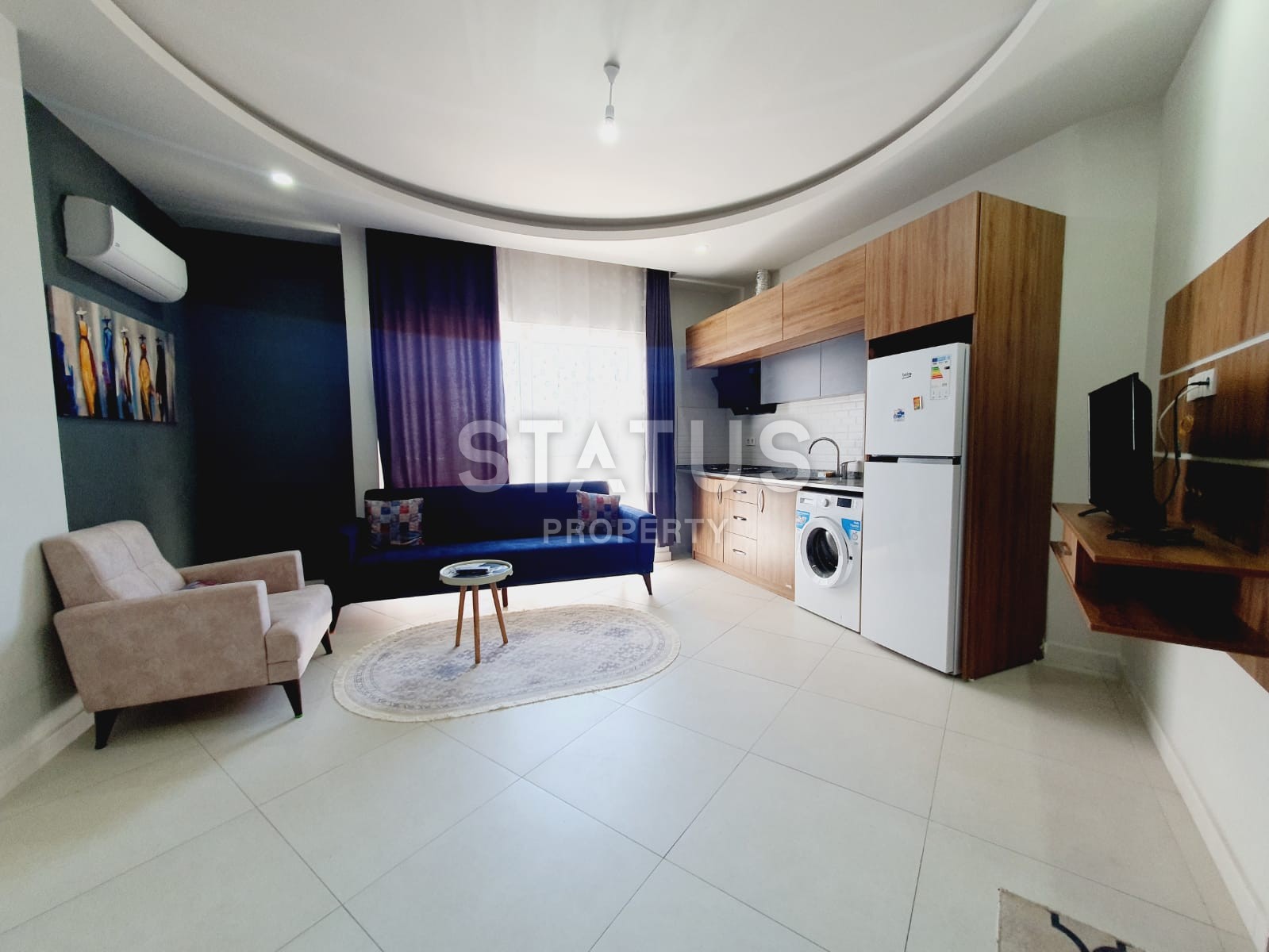 Меблированная новая квартира 1+1 в Махмутларе, 55 м2 фото 9