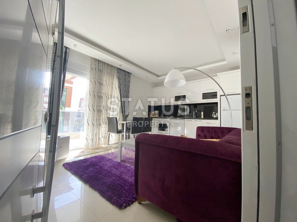 Квартира 1+1 с мебелью в элитном комплексе, 65 м2. Оба, Алания. фото 2