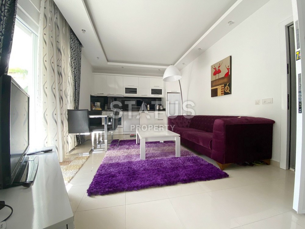 Квартира 1+1 с мебелью в элитном комплексе, 65 м2. Оба, Алания. фото 4