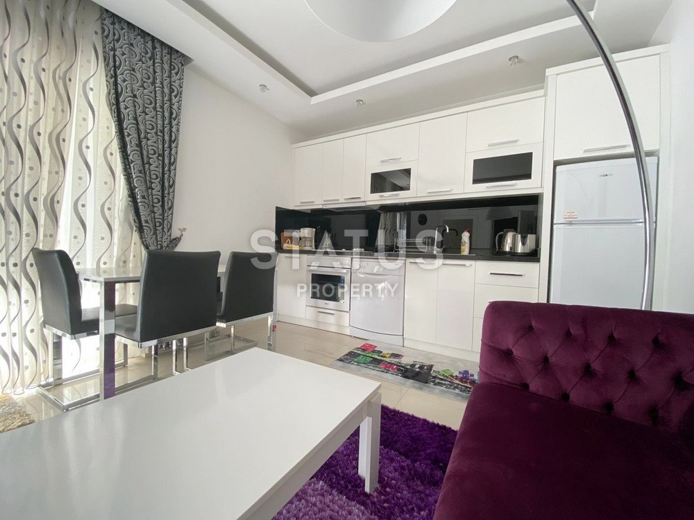 Квартира 1+1 с мебелью в элитном комплексе, 65 м2. Оба, Алания. фото 10