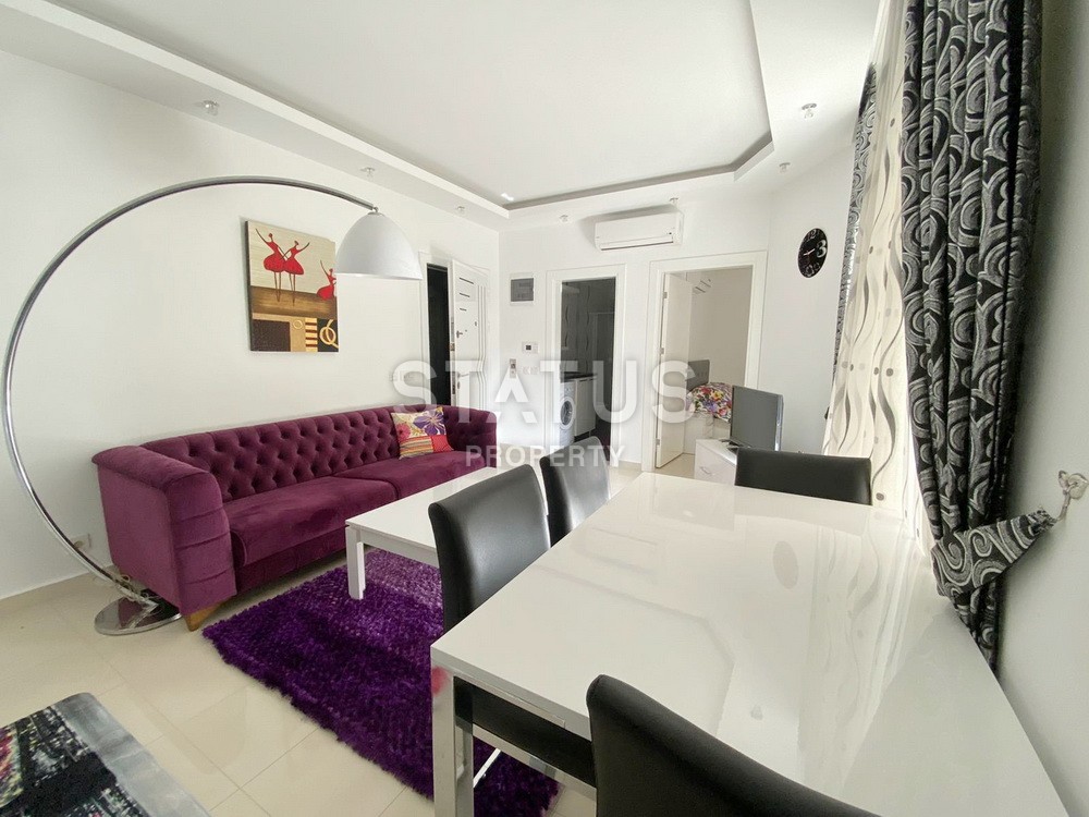 Квартира 1+1 с мебелью в элитном комплексе, 65 м2. Оба, Алания. фото 11