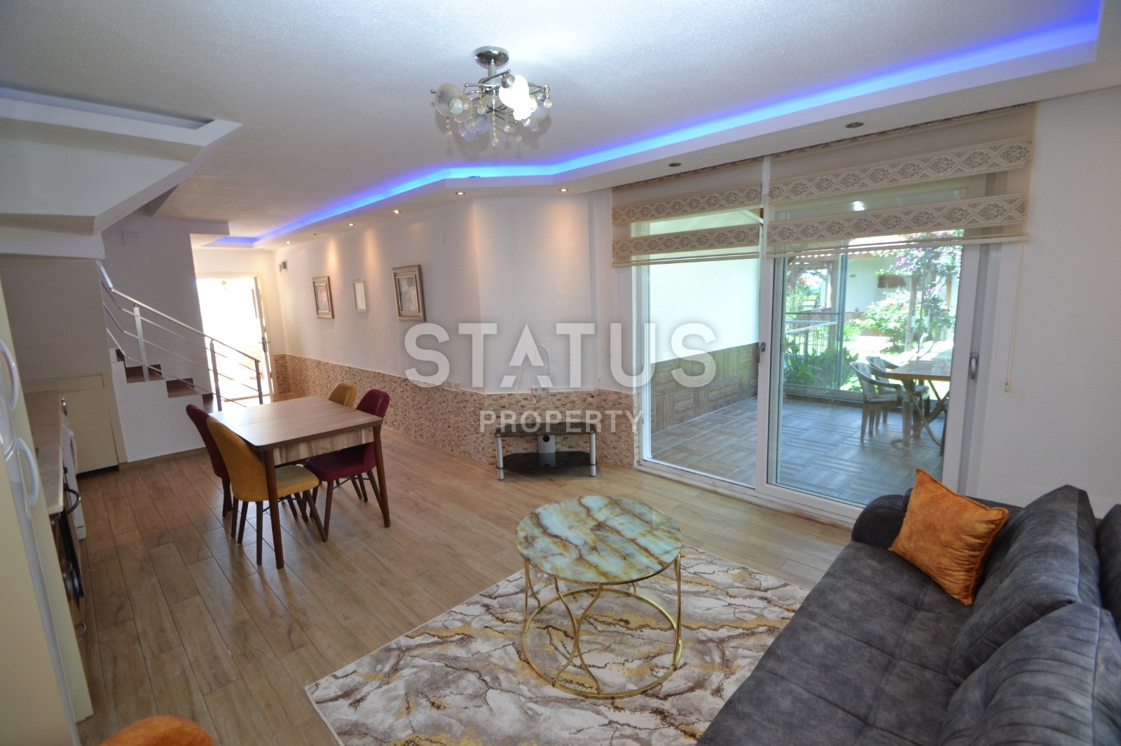 Вилла-триплекс 2+1 с мебелью в комплексе на первой линии моря, 120 м2 фото 14