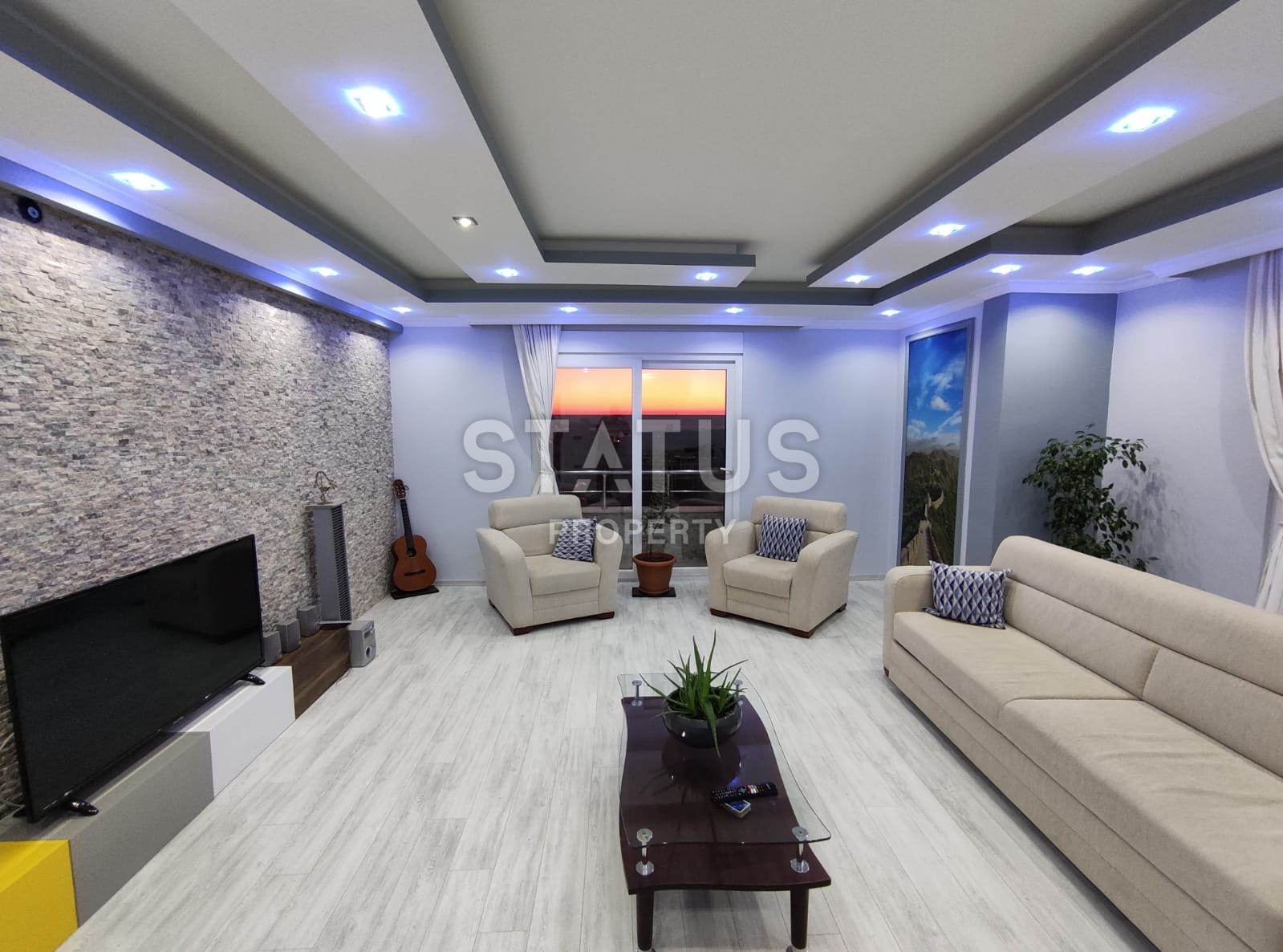 Apartment 2+1 with furniture and sea views in Tosmur, 100 m2 фото 4