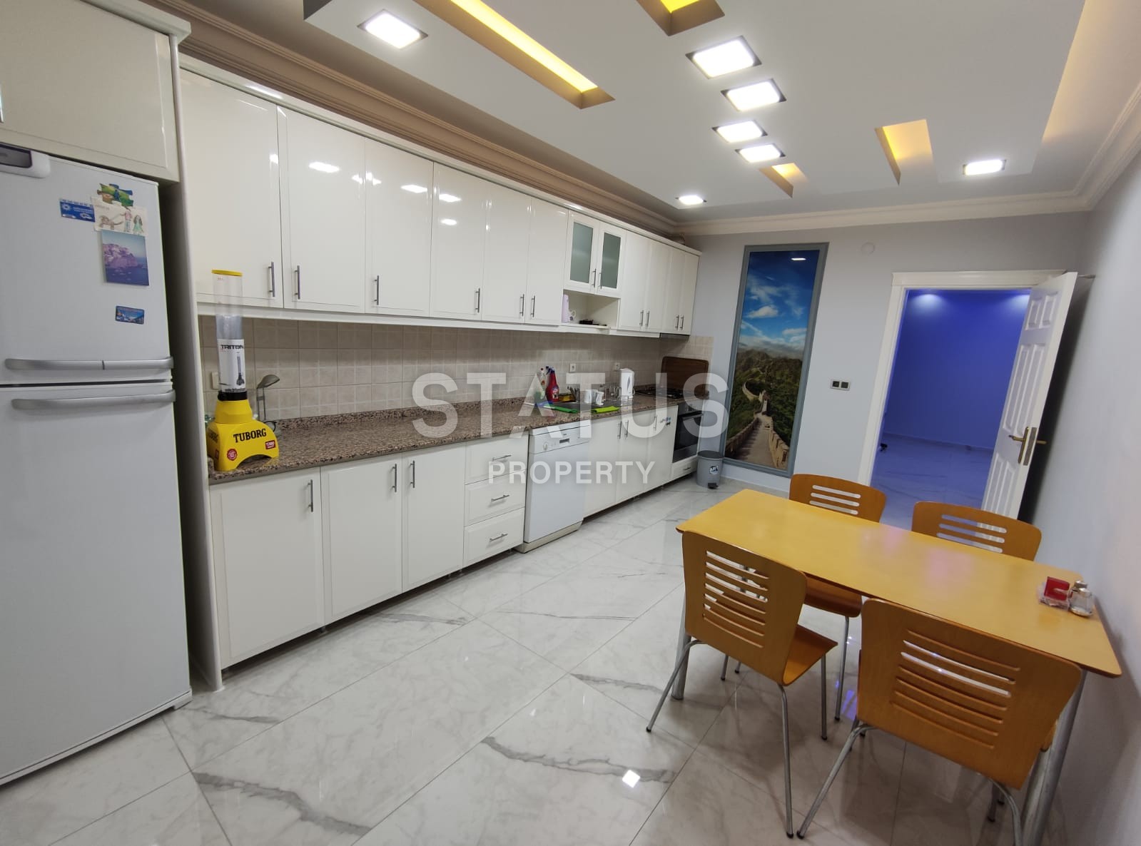 Apartment 2+1 with furniture and sea views in Tosmur, 100 m2 фото 6