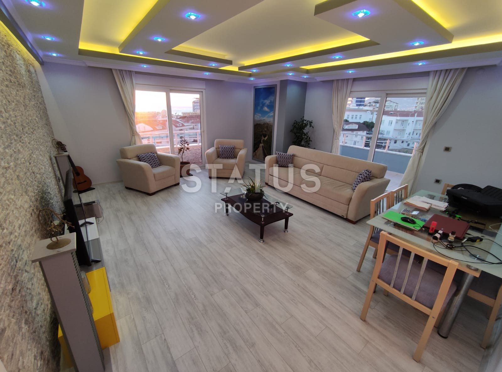 Apartment 2+1 with furniture and sea views in Tosmur, 100 m2 фото 10