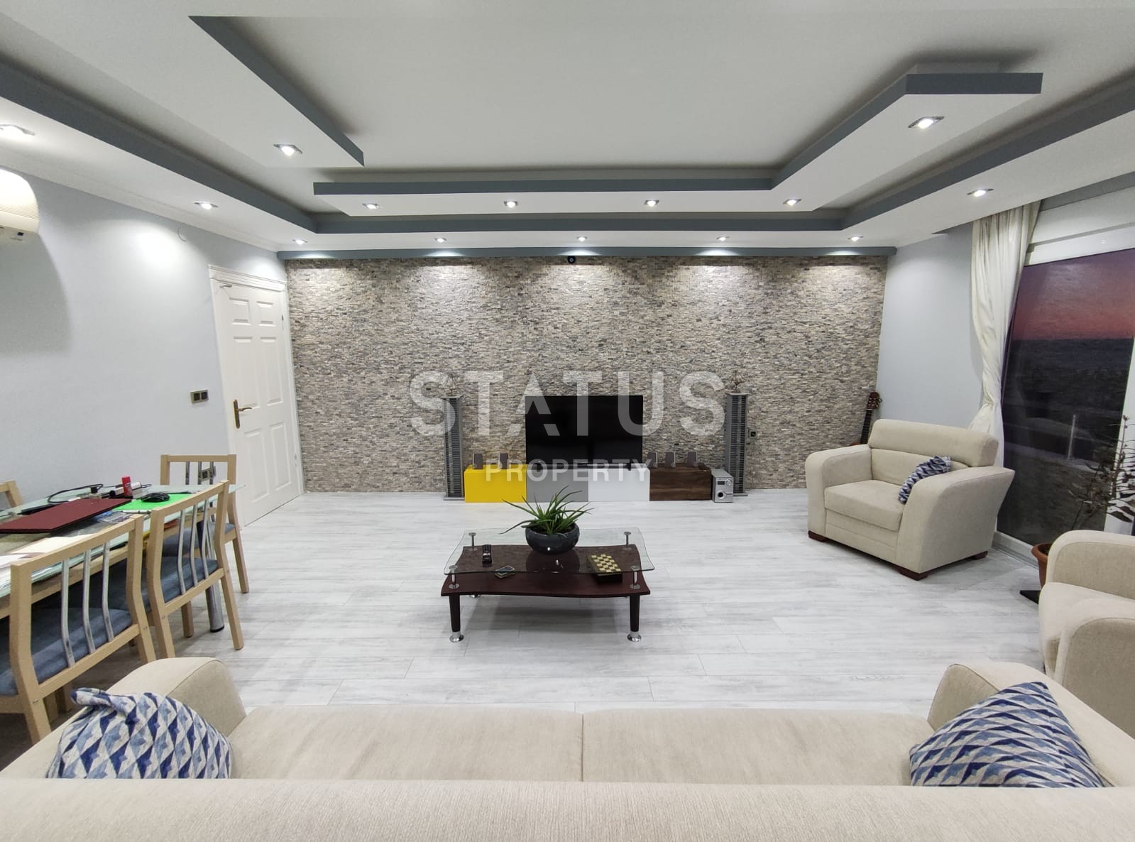 Apartment 2+1 with furniture and sea views in Tosmur, 100 m2 фото 13