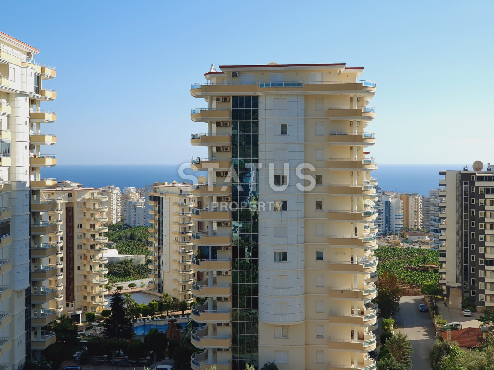 Просторная квартира 2+1 с видом на море и горы, 120 м2. Махмутлар, Алания. фото 1