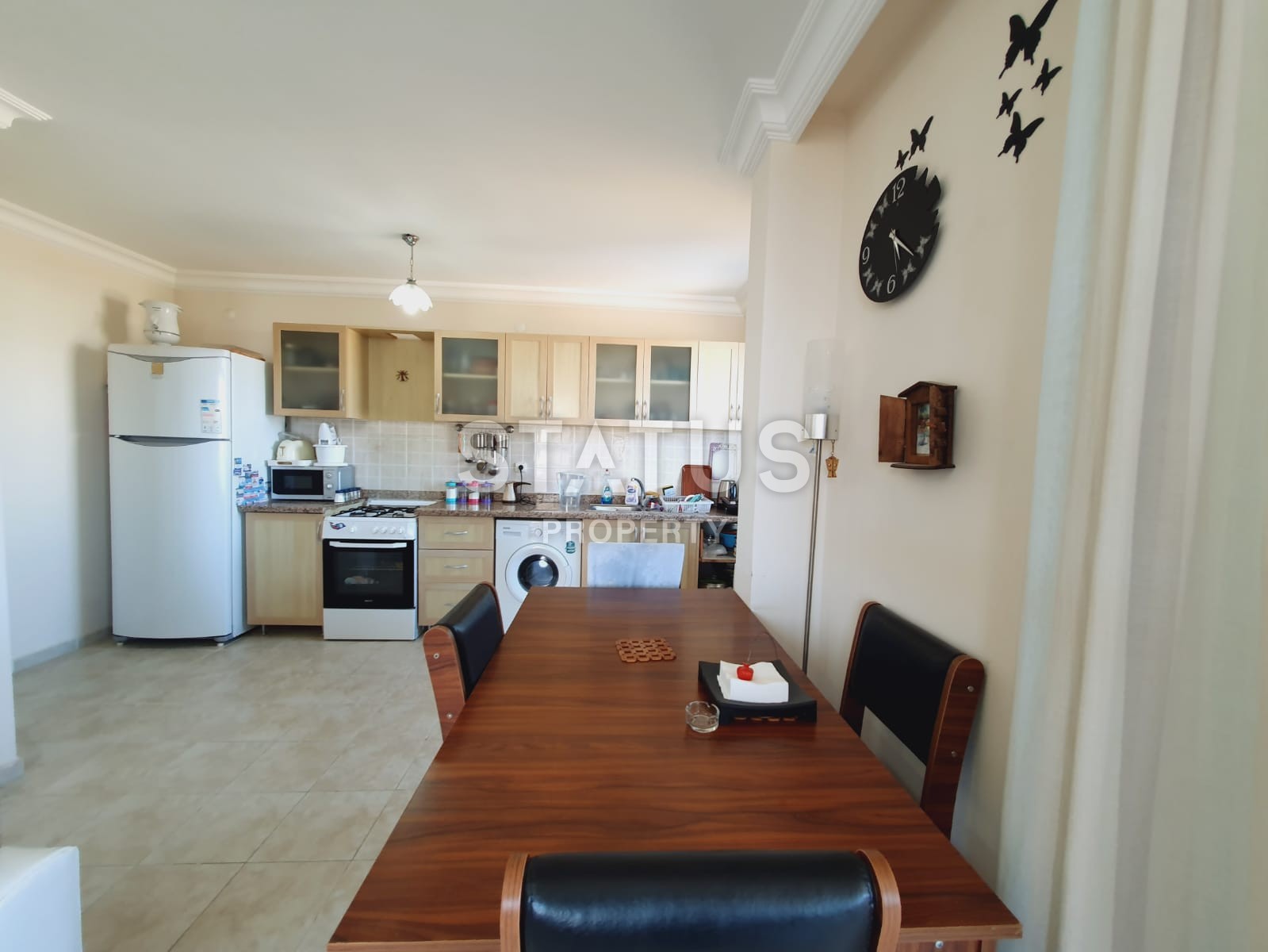 Просторная квартира 2+1 с видом на море и горы, 120 м2. Махмутлар, Алания. фото 7