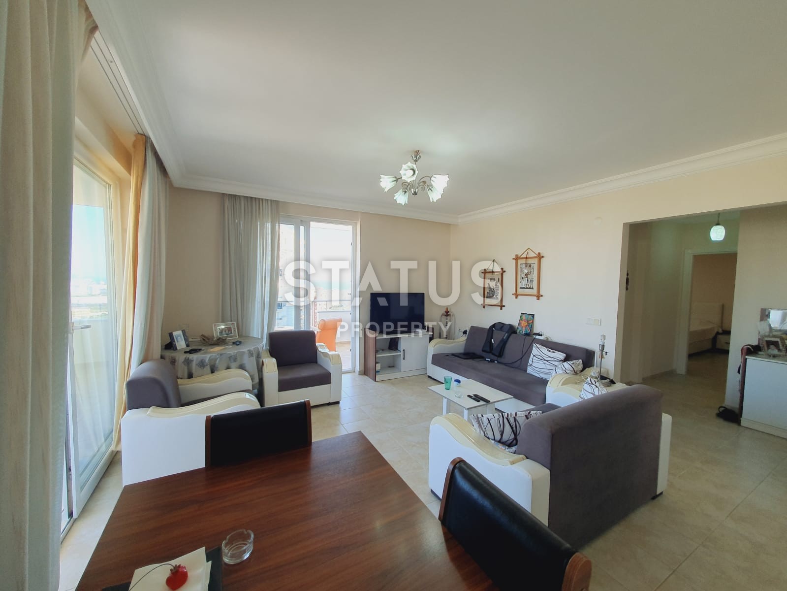 Просторная квартира 2+1 с видом на море и горы, 120 м2. Махмутлар, Алания. фото 11