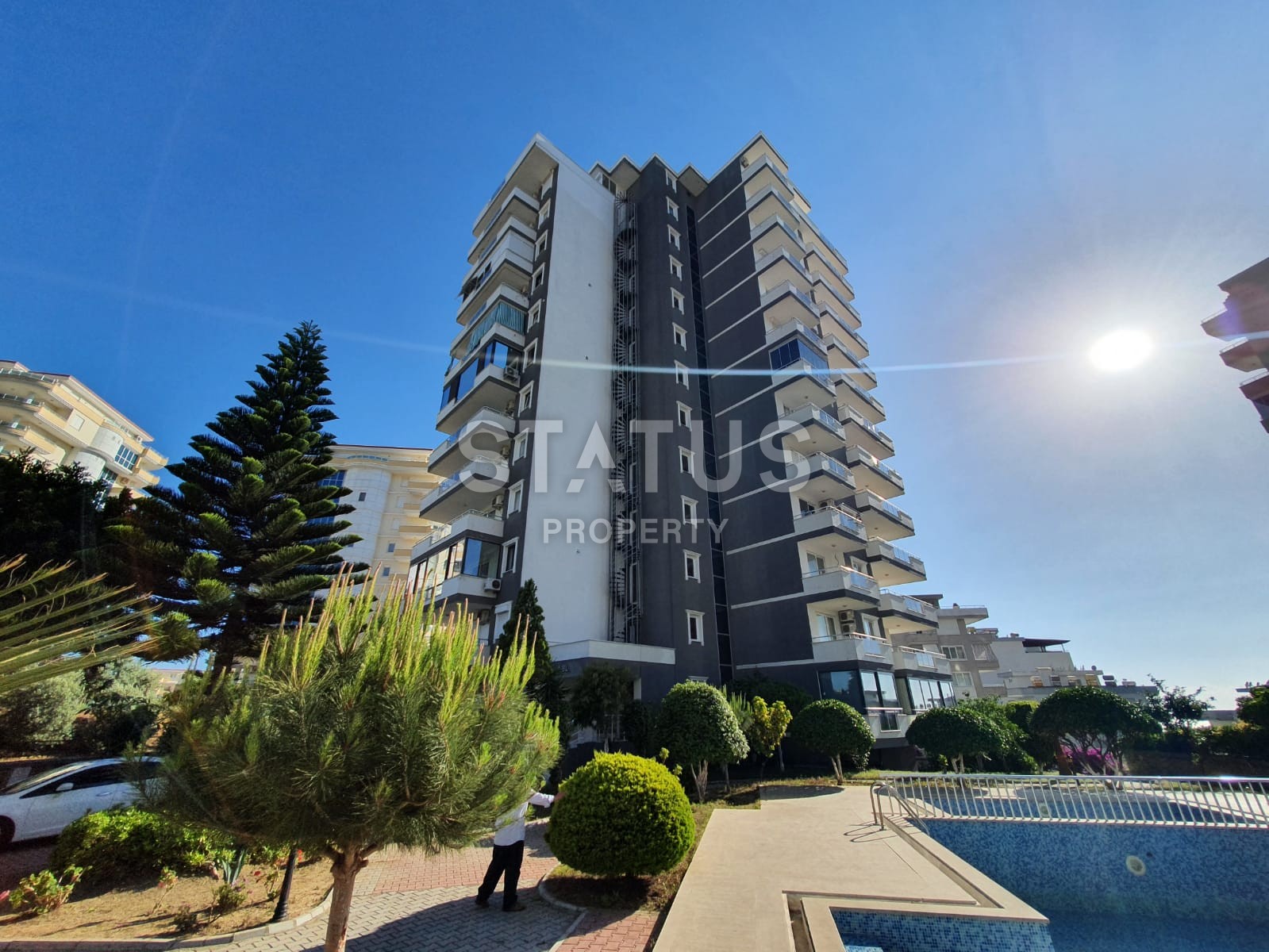 Просторная квартира 2+1 с видом на море и горы, 120 м2. Махмутлар, Алания. фото 13