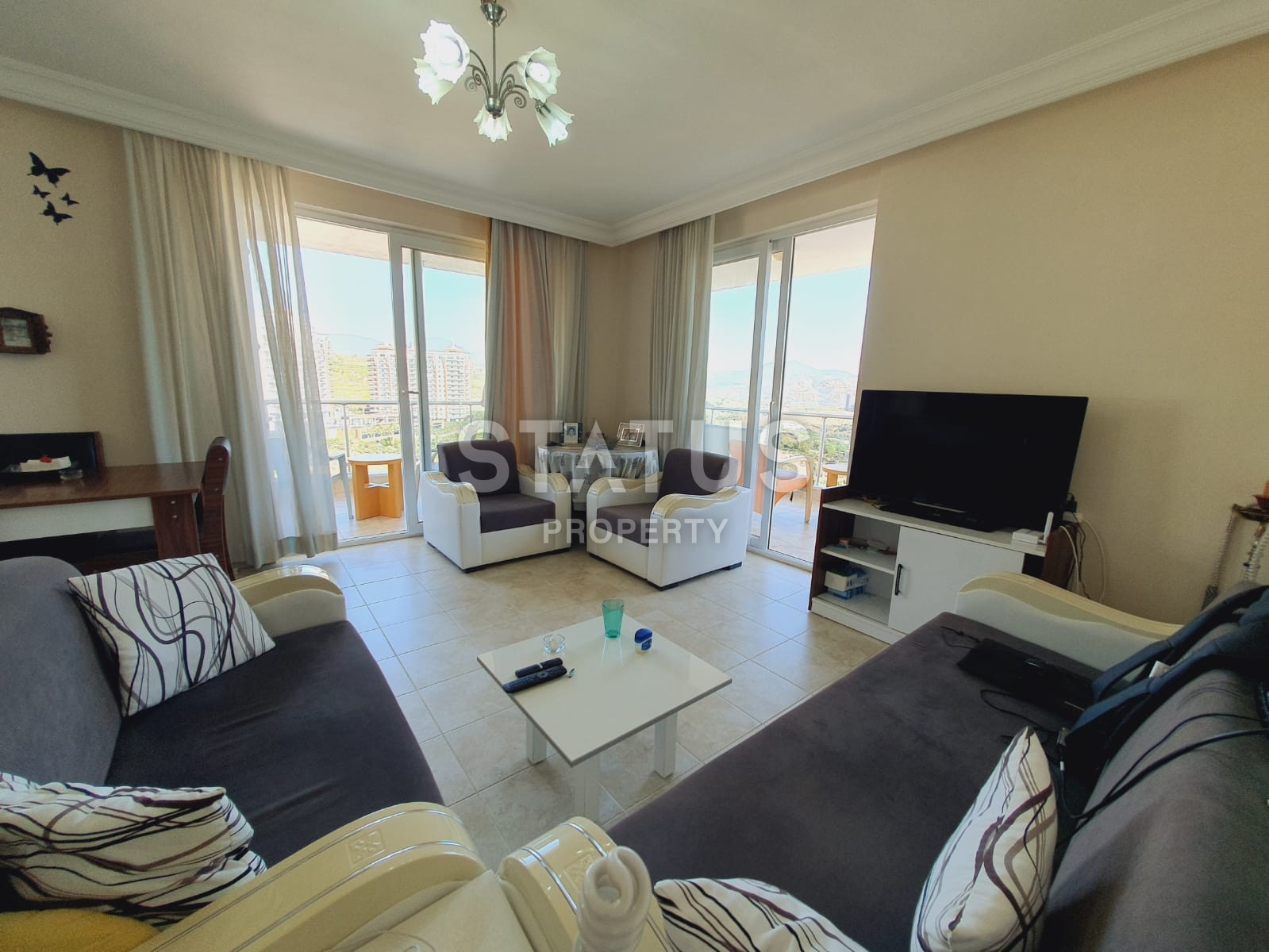 Просторная квартира 2+1 с видом на море и горы, 120 м2. Махмутлар, Алания. фото 17