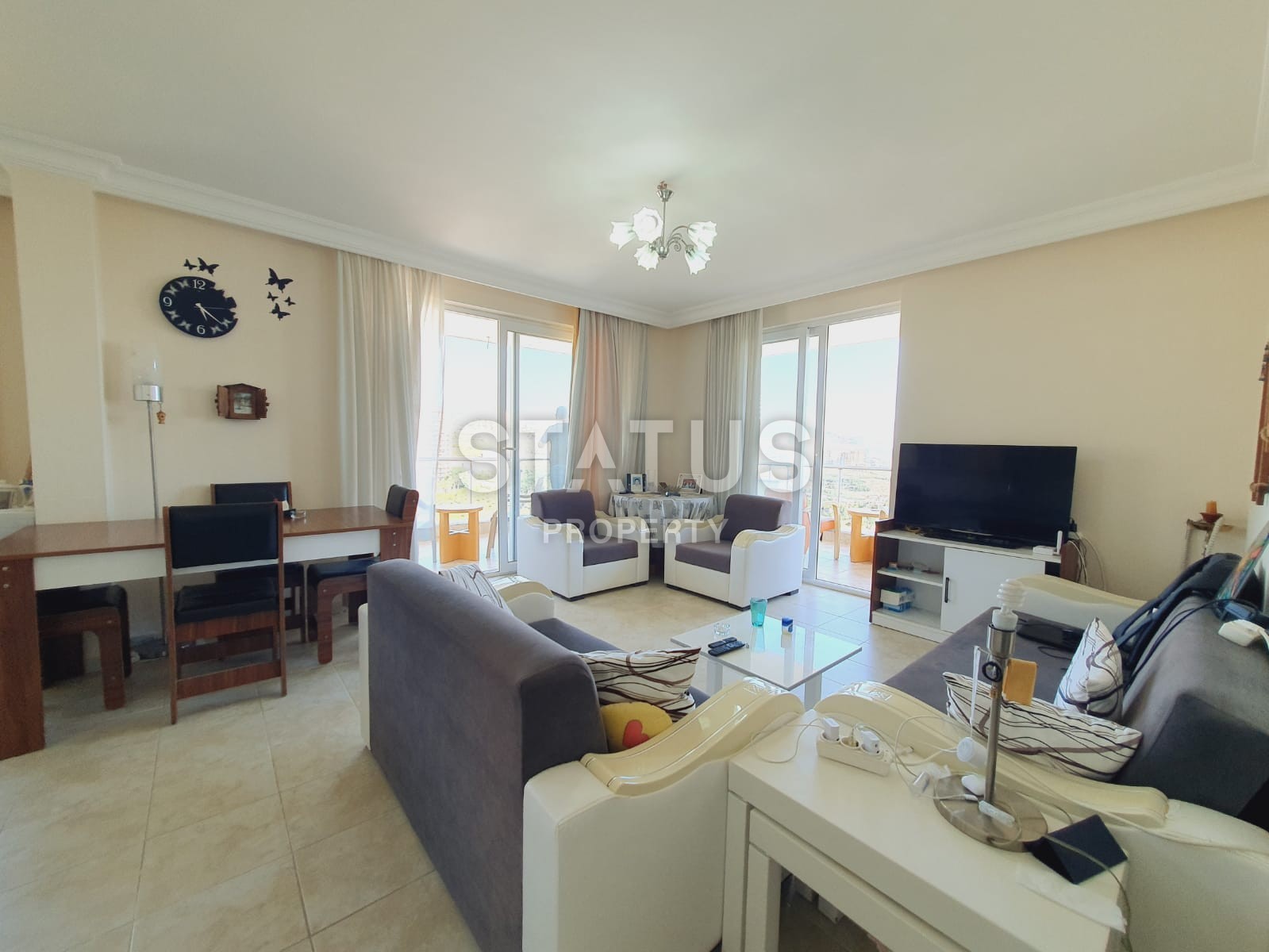 Просторная квартира 2+1 с видом на море и горы, 120 м2. Махмутлар, Алания. фото 18