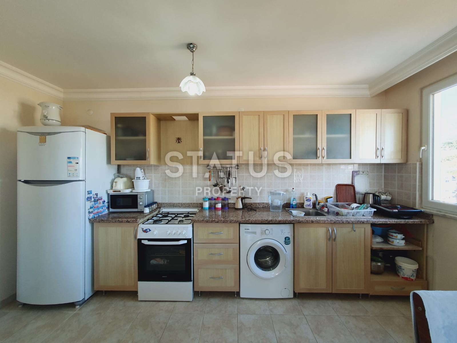 Просторная квартира 2+1 с видом на море и горы, 120 м2. Махмутлар, Алания. фото 19