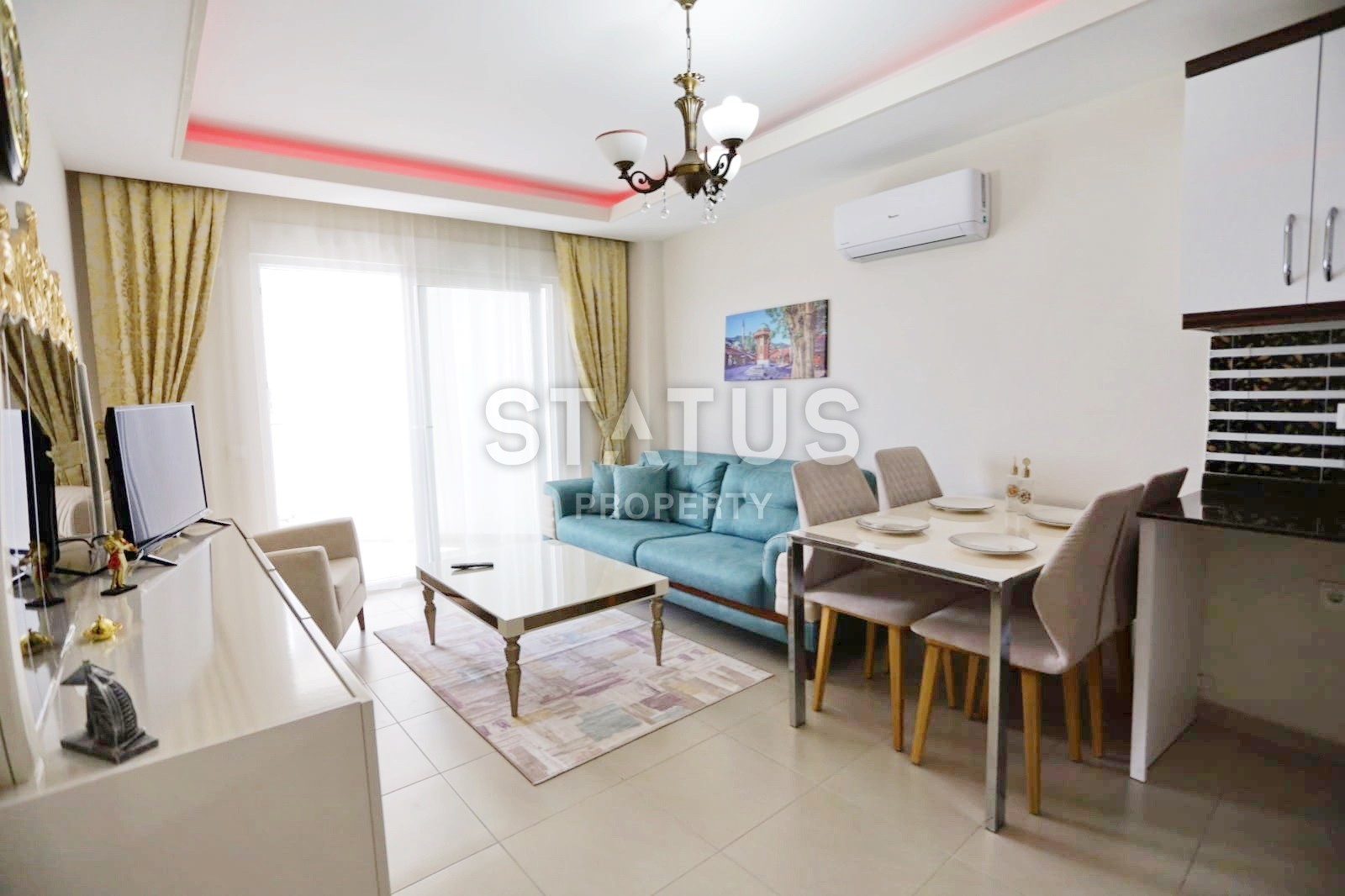 Квартира 1+1 с видом на море, 60 м2 фото 3