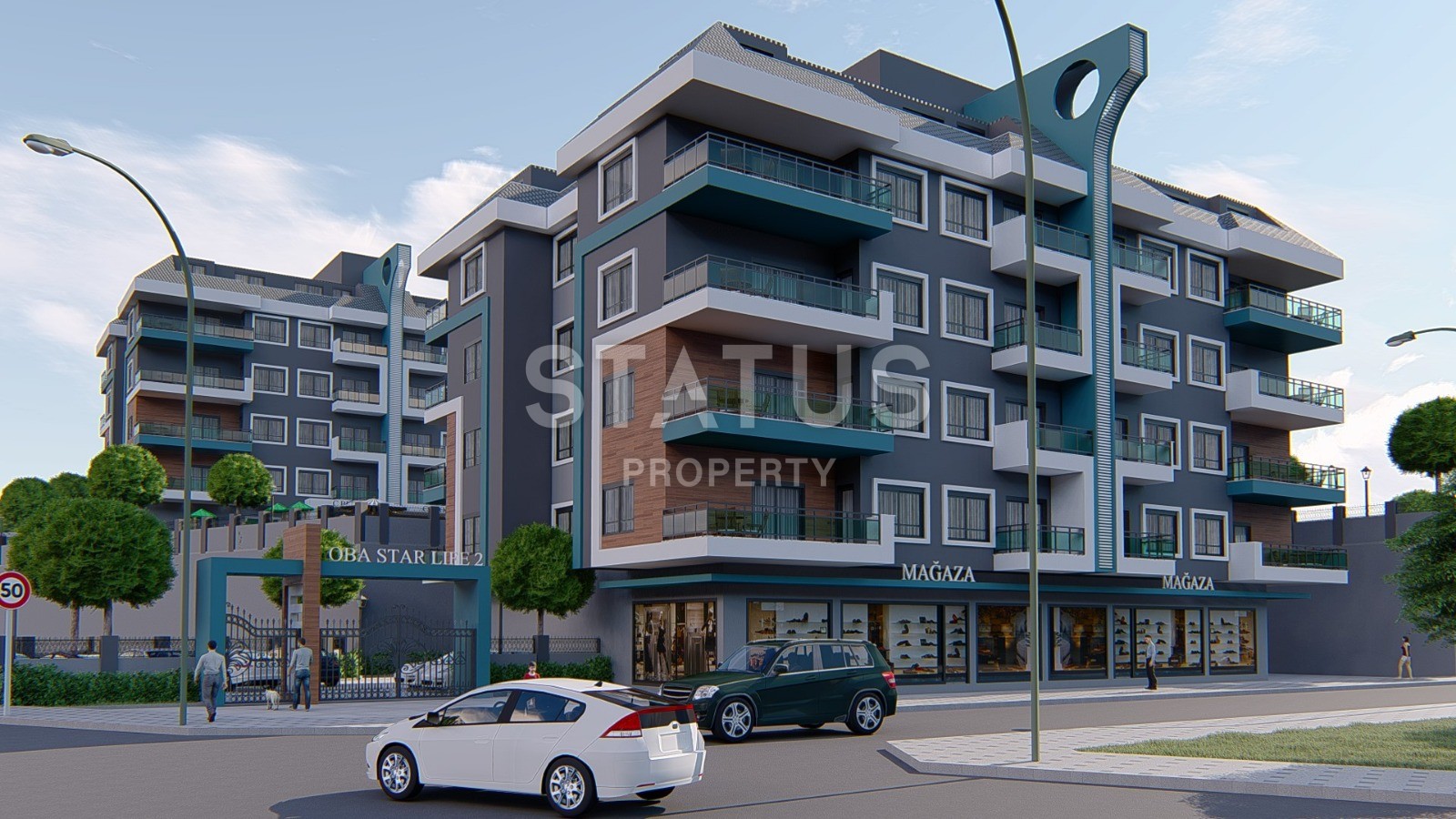 На продажу представлена квартира планировки 1+1 в новом комплексе, расположенном в районе Оба. фото 3