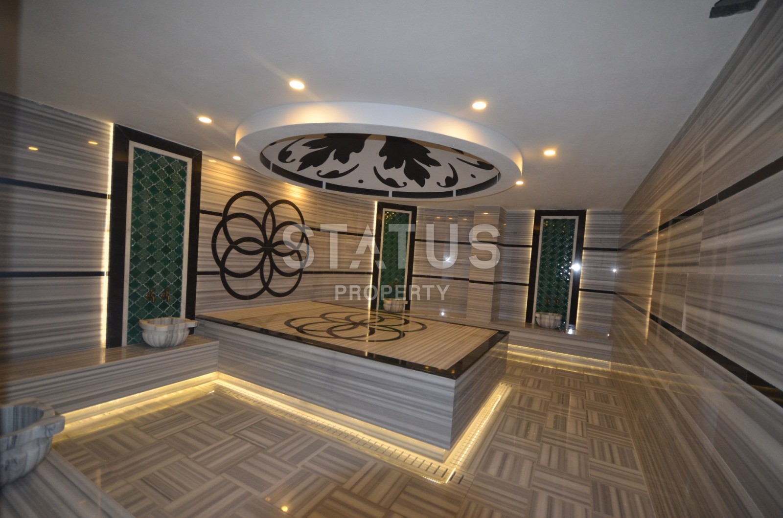 Трехкомнатная квартира в новом комплексе! Центр Аланьи фото 35