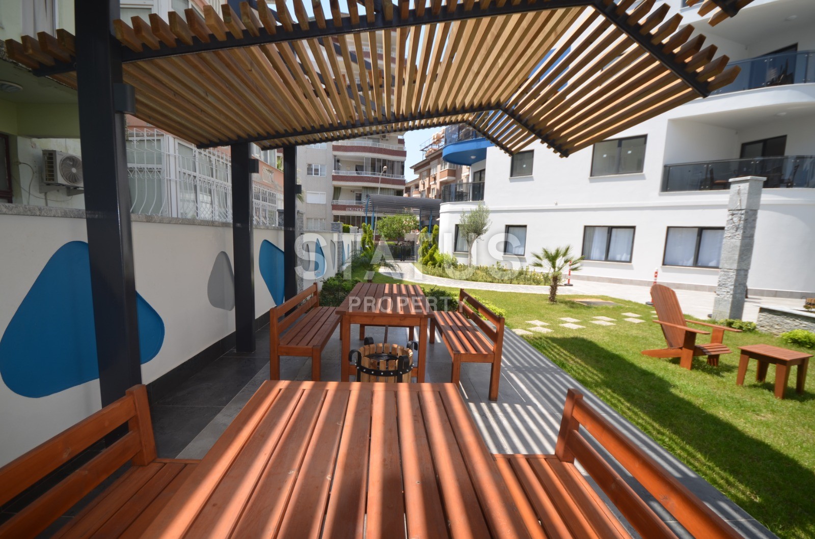 Трехкомнатная квартира в новом комплексе! Центр Аланьи фото 42