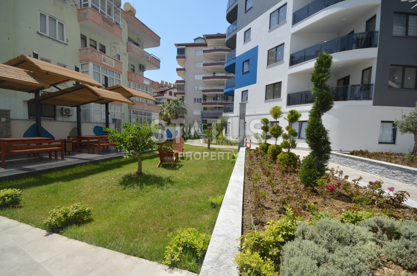 Трехкомнатная квартира в новом комплексе! Центр Аланьи фото 46