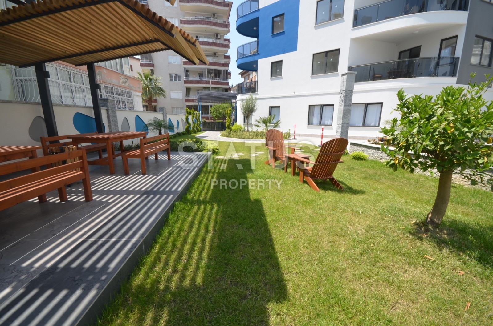 Трехкомнатная квартира в новом комплексе! Центр Аланьи фото 48